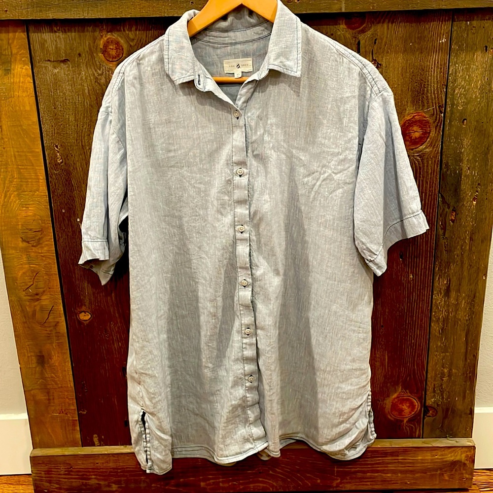 Lou & Grey oversized denim top XS
